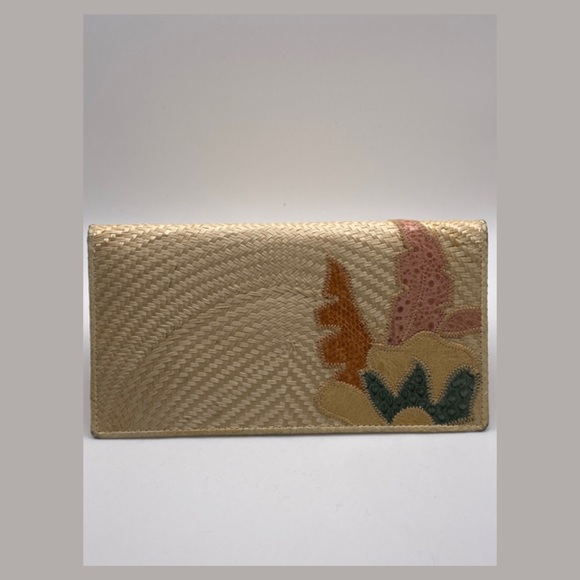 Cora Jacobs vintage wallet purse woven fabric - Picture 8 of 8